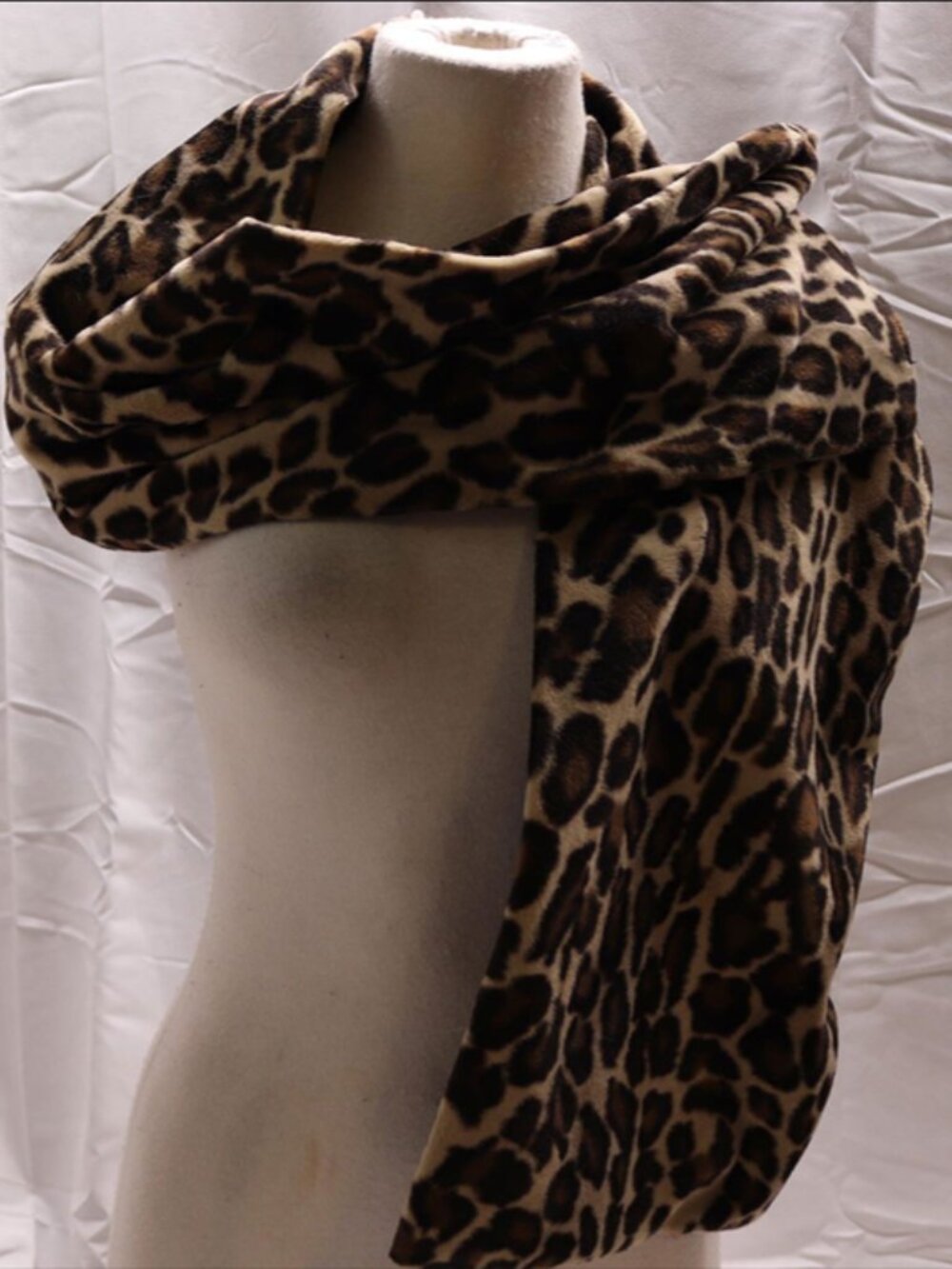 Womens Vintage Kate Spade New York Leopard Print Scarf